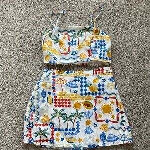 Mediterranean two piece set
